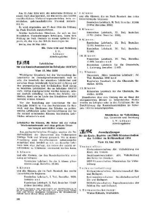 Ausschreibungen für die Kreis-, Bezirks- und DDR-Meisterschaften der Schüler im Rollkunstlauf 1954 : 119/54 vom 19. Mai 1954