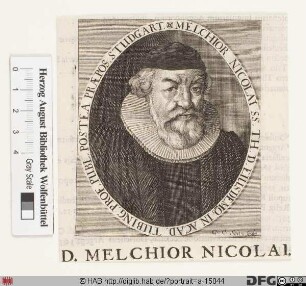 Bildnis Melchior Nicolai