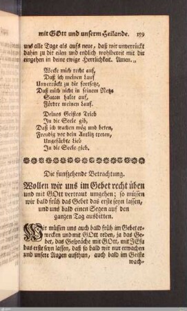Die funfzehende Betrachtung.