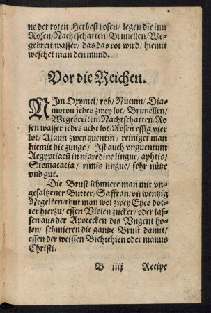 Vor die Reichen.