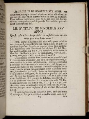 Tit. IV. De Minoribus XXV. Annis. - Tit. IX. Naut. Caup. Stab. Ut Acceptum Restituant.