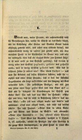 Predigten über Hauptstücke des christlichen Glaubens und Lebens, 2