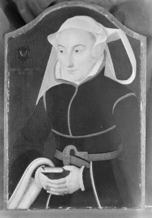 Doppelbildnis eines Ehepaares von Weinsberg — Elisabeth von Weinsberg, geb. Horns