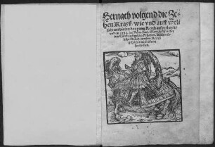 Hernach volgend die Zehen Krayß, wie vnd auff welliche art die inn das gantz Reych außgethaylt, vnd im 1532. jar Röm. Kay. Maye. hilff wider den Türckeu zu geschickt haben ... : Auch welliche Ständ in yeden Krayß gehörend nach altem herkom[m]en