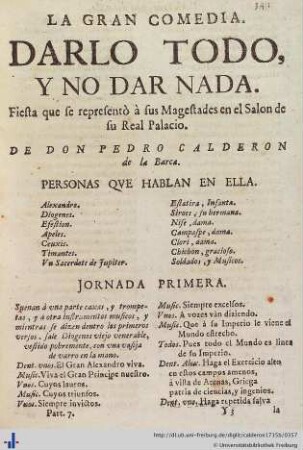 Darlo Todo, y no dar Nada.