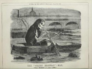 The "silent highway"-man. "Your money or your life!"