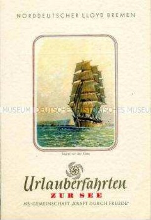 Speisekarte von Bord des KdF-Dampfers "Sierra Cordoba"