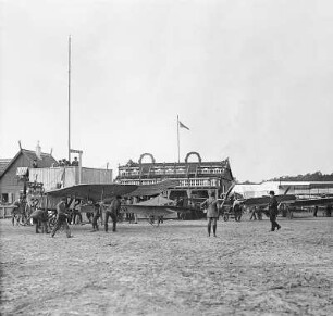 Flugplatz Johannisthal / Berlin : Technikgeschichte | Fliegende Menschen | Flugzeuge | Flugplatzbetrieb und Flugzeugbau