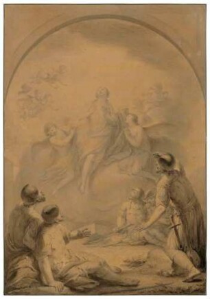 Auferstehung Christi (Entwurf für ein Wandbild)