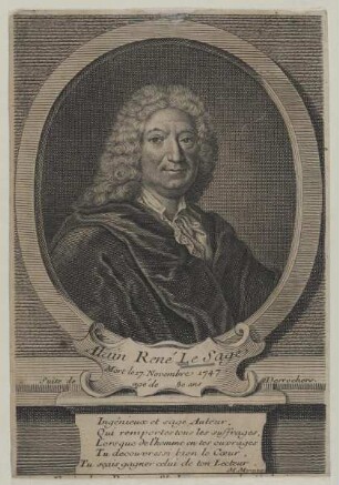 Bildnis des Alain René Le Sage