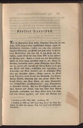 Fünftes Hauptstück. [Die Belagerung, Einnahme und Vertheidigung von Antiochien]