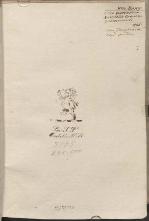 Magna moralia - BSB Cod.graec. 635