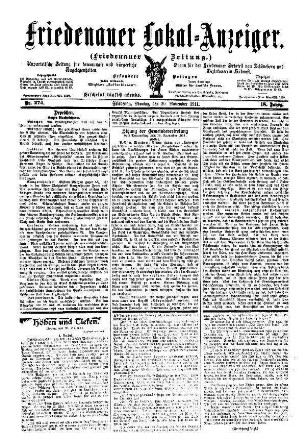 Nr. 274, 20.11.1911