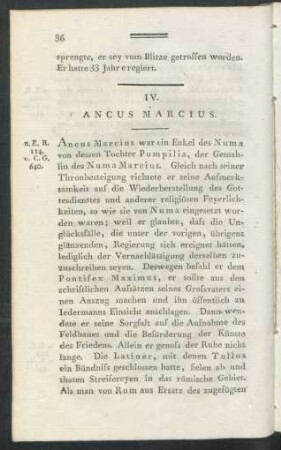 IV. Ancus Marcius