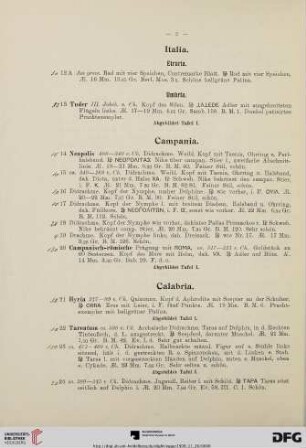 [Italia, Campania, Calabria] (Nr. 12A-66)