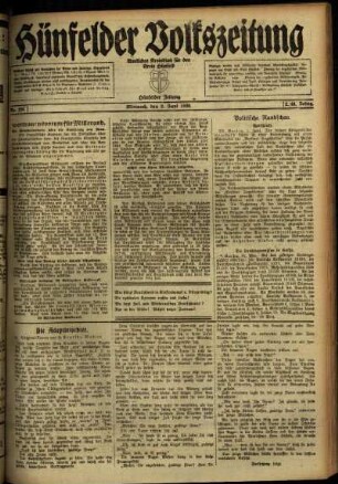 Ausgabe vom Mittwoch, den 02. Juni 1920.