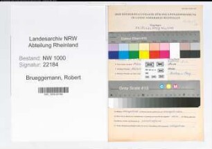 Entnazifizierung Robert Brueggemann, geb. 29.01.1907 (Polizeibeamter)