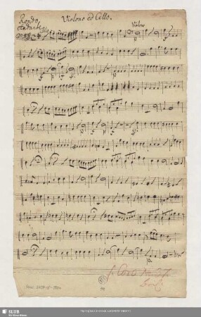 Violono ed Cello [Rondo Andante]