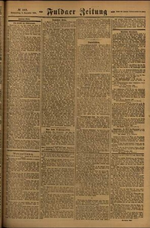Zweite Ausgabe vom Donnerstag, den 09. Dezember 1920.
