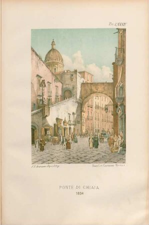 Tav. LXXXIV. Ponte di Chiaja 1834