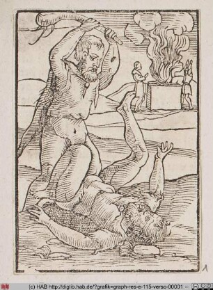 Schlägerei.