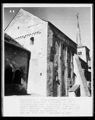 Cluniazenserpriorat Saint- Pierre-et-Saint-Paul — Stiftskirche Saints Pierre-et-Paul — Narthex