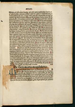 XC. De sancta maria magdalena - XCI. De sancta praxede