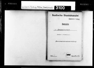 Errichtung der Bundesmonopolverwaltung für Branntwein