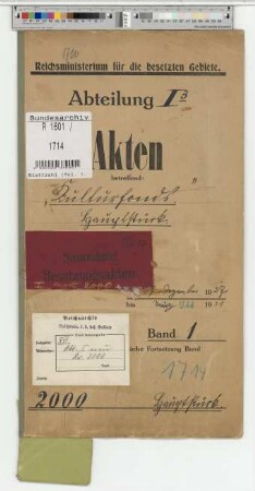 Kulturfonds. Hauptstück
