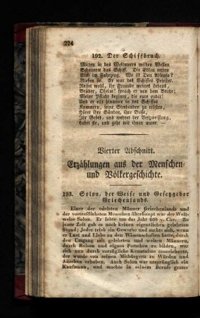 Vierter Abschnitt. Erzählungen aus der Menschen- und Völkergeschichte.