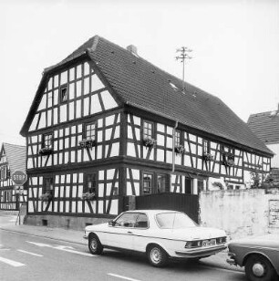 Fachwerkwohnhaus; Egelsbach, Ernst-Ludwig-Straße 89