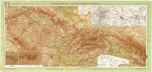 Fischer, Theodor; Pressburg (Bratislava, Slowakei); Wettbewerbs - Unterlagen - Landkarte