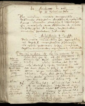 Johannes Andreä: Add. in Speculum iudiciale- und Ps.-Augustin-Zitate zur Alchemie