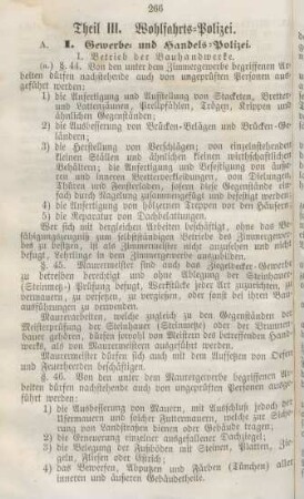 Theil III. Wohlfahrts-Polizei.