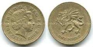Großbritannien, 1 Pound