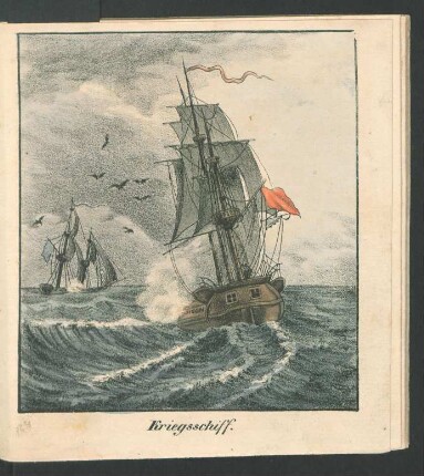 Tafel: Kriegsschiff.