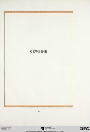 Geweihe (Nr. 346-355)