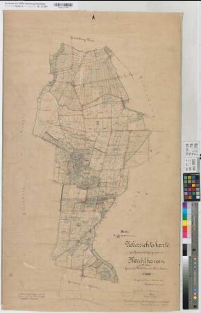 Mühlehausen (Unna), Zusammenlegung Mühlhausen, Übersichtskarte