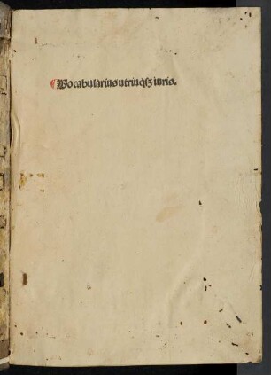 Vocabularius utriusq[ue] iuris