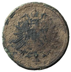 Fundmünze, Pfennig, 1875
