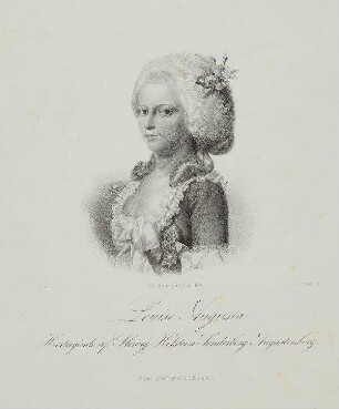 Bildnis von Luise Augusta (1771-1843) Herzogin von Schleswig-Holstein-Sonderburg-Augustenburg
