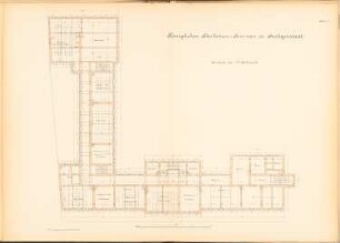 Schullehrer-Seminar, Heiligenstadt: Grundriss 1.OG 1:100