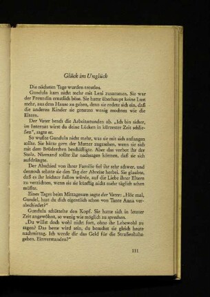 Glück im Unglück