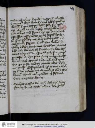 Gibuinus, abbas Claraevallensis: Sermo de passione dominice