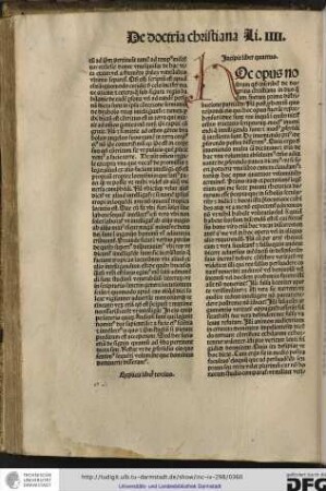 Incipit liber quartus.