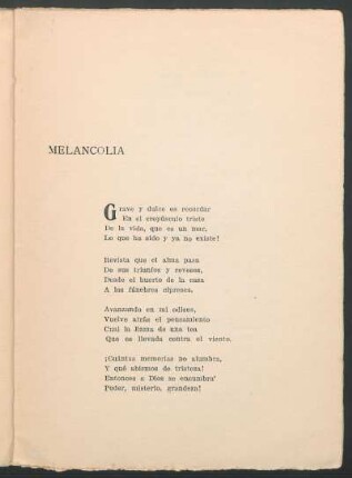 Melancolía