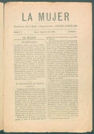 El matrimonio en Bogotá - (Conclusión).
