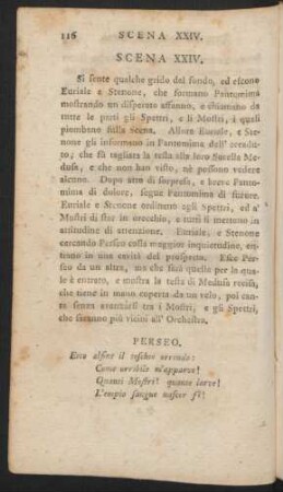 Scena XXIV = Vier und zwanzigste Scene