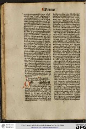 De his qui manducant corpus domini spiritualiter.