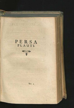 Persa Plauti.